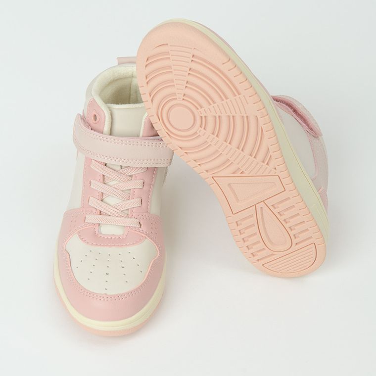 Cool Club, Trzewiki dziewczęce, różowe, skórzana wkładka