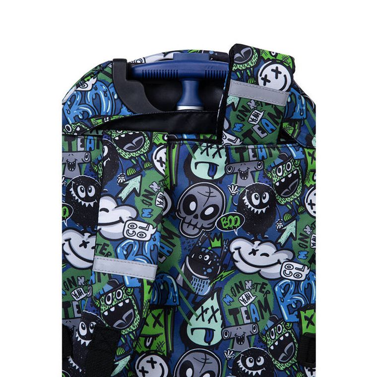 Coolpack, Alan, plecak szkolny na kółkach, 1-komorowy, Monster Team