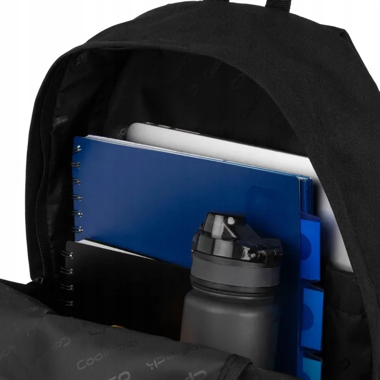 CoolPack, Cross, plecak szkolny, 1-komorowy, Black Collection