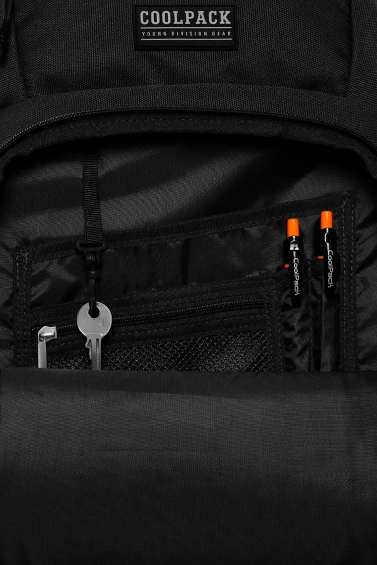 CoolPack, Discovery, plecak miejski, 2-komorowy, Army Black