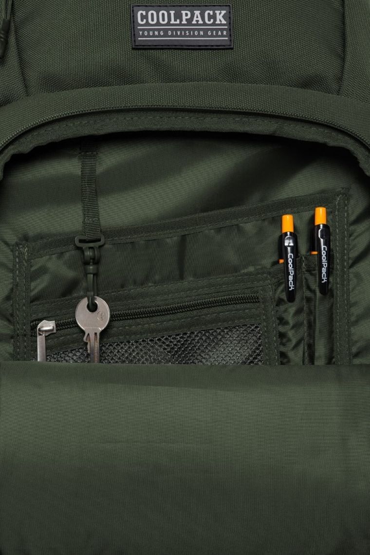 CoolPack, Discovery, plecak miejski, 2-komorowy, Army Green