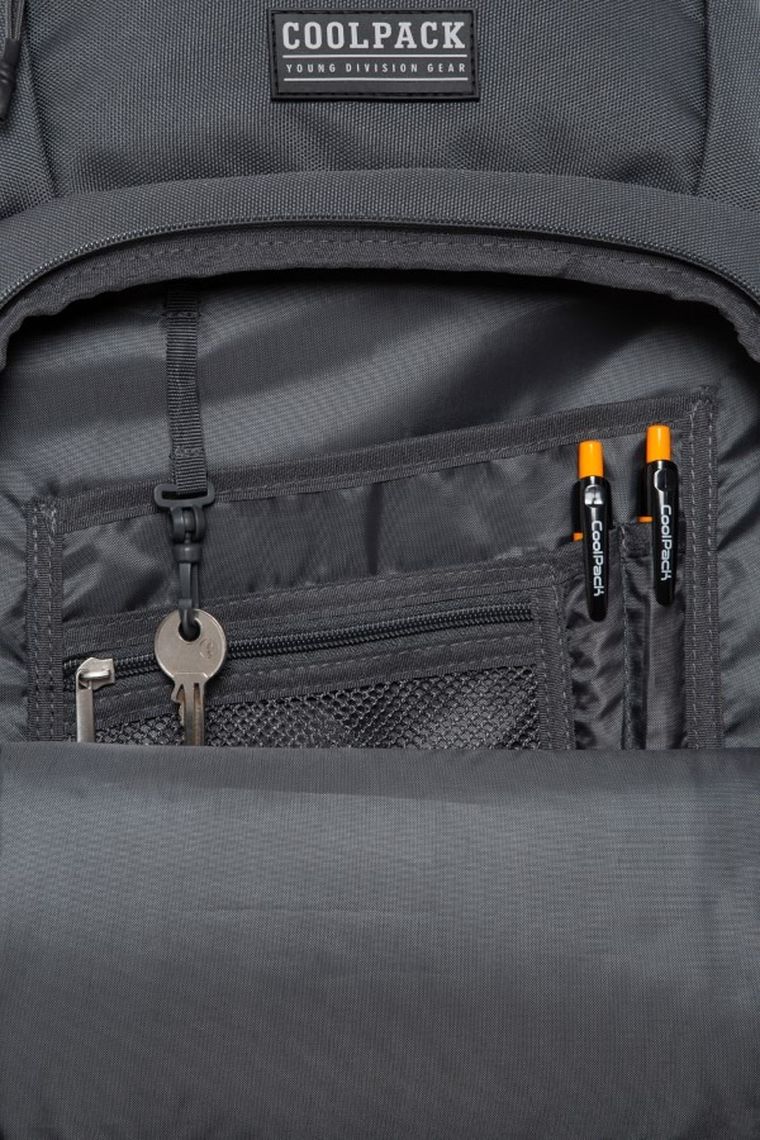 CoolPack, Discovery, plecak miejski, 2-komorowy, Army Grey