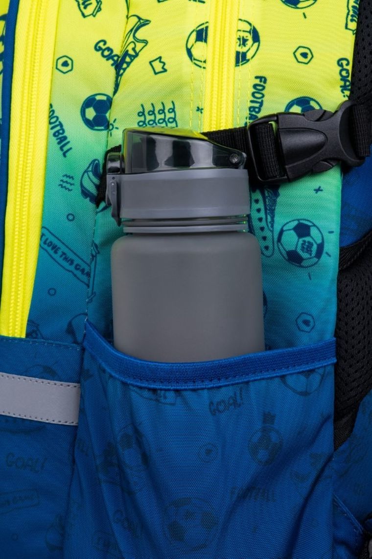 CoolPack, Factor X, plecak szkolny, 4-komorowy, Football 2T