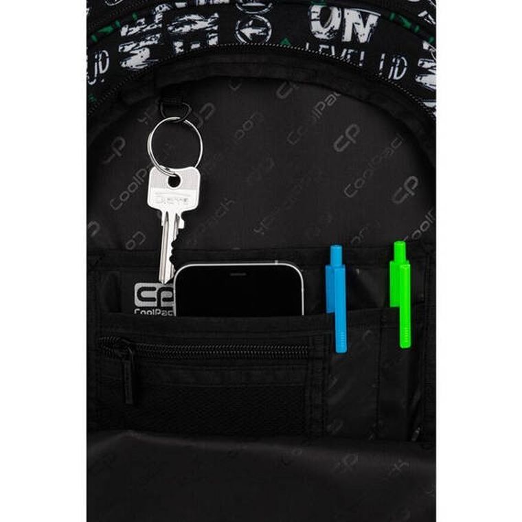 CoolPack, Factor X, plecak szkolny, 4-komorowy, Game On