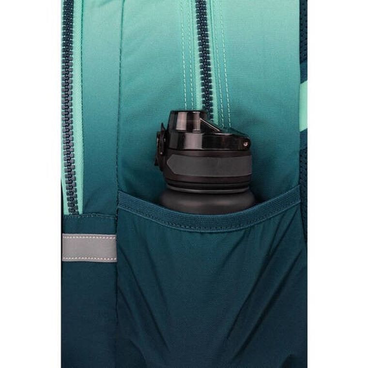 CoolPack, Factor X, plecak szkolny, 4-komorowy, Gradient Blue Lagoon