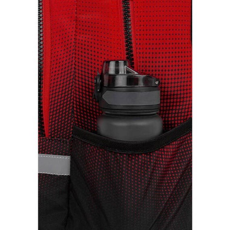 CoolPack, Factor X, plecak szkolny, 4-komorowy, Gradient Cranberry