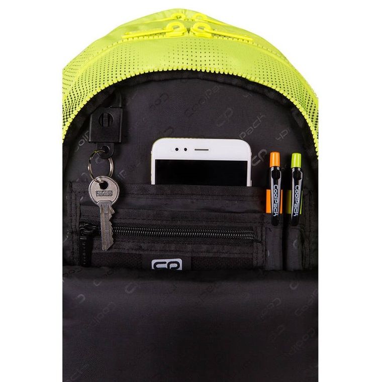 CoolPack, Jerry, plecak szkolny, 3-komorowy, Gradient Lemon