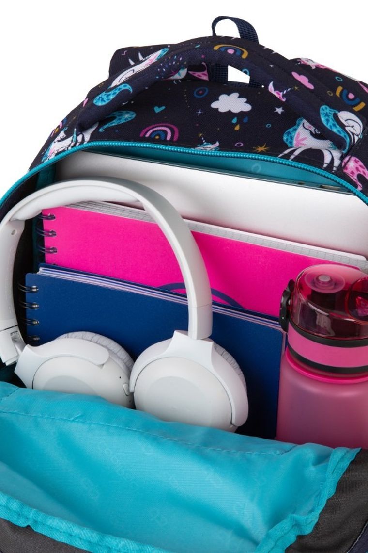 CoolPack, Jerry, plecak szkolny, 3-komorowy, Mrs Unicorn