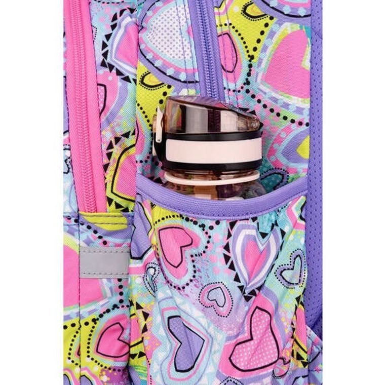 CoolPack, Jerry, plecak szkolny, 3-komorowy, Pastel Heart