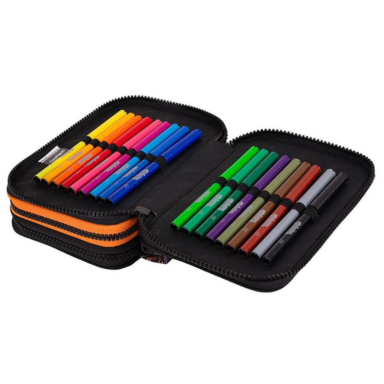 CoolPack, Jumper 3, piórnik rozkładany, potrójny, z wyposażeniem, Gamer