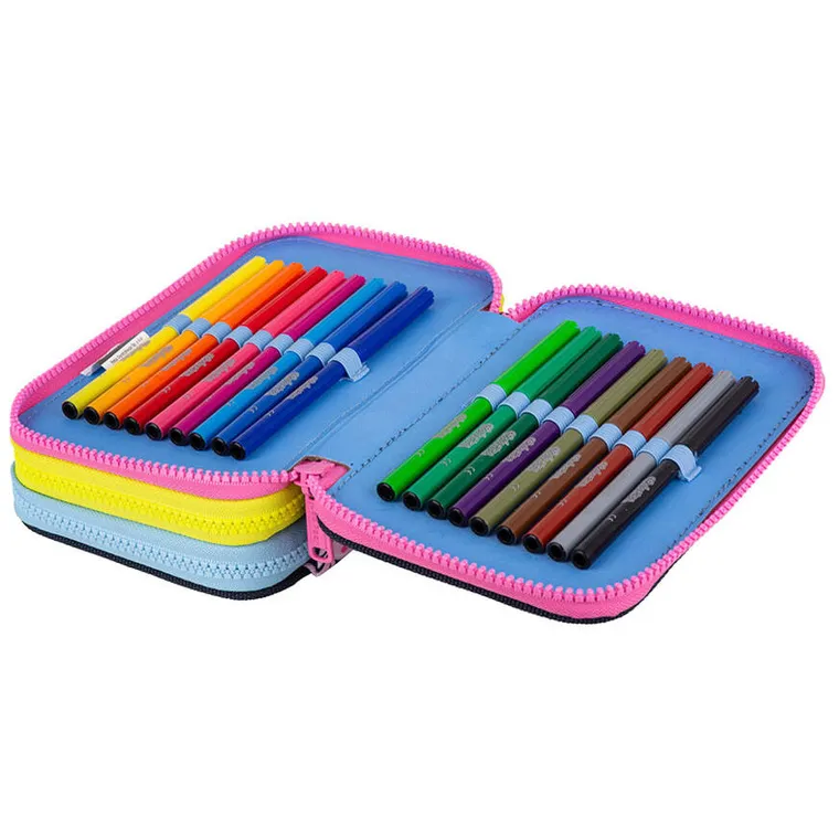 CoolPack, Jumper 3, piórnik rozkładany, potrójny, z wyposażeniem, In The Garden