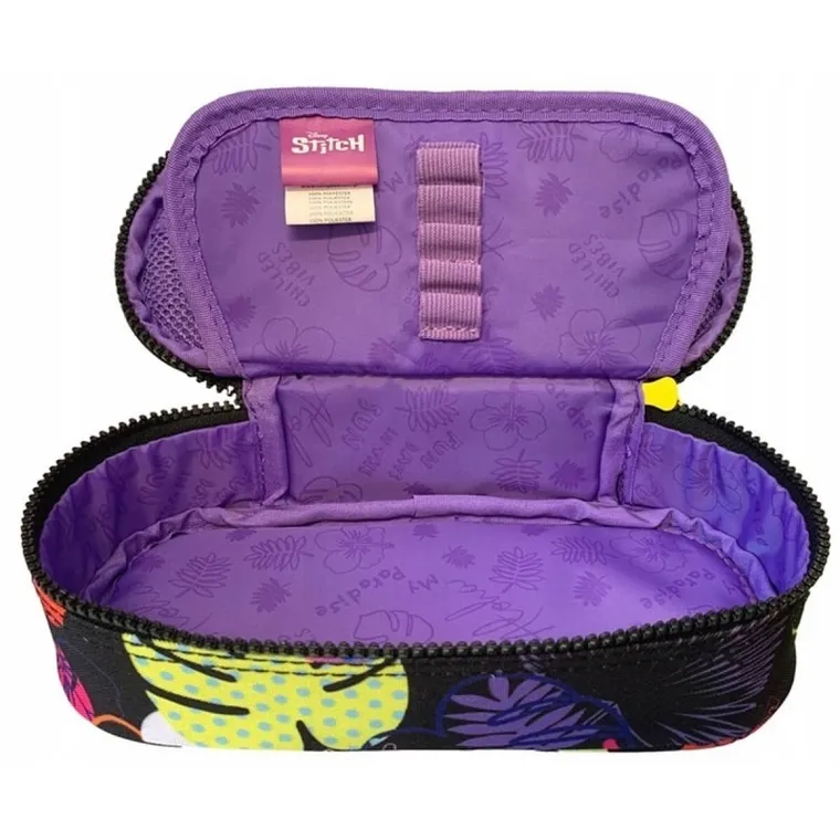 CoolPack, Lilo i Stitch, Campus, piórnik owalny, Black