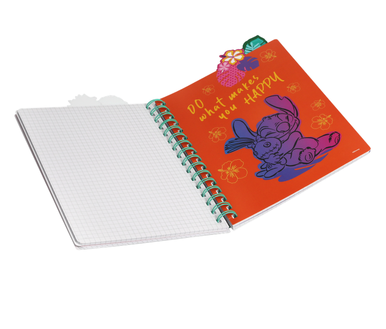 CoolPack, Lilo i Stitch, kołobrulion A5, 100 kartek, kratka, 1 szt.