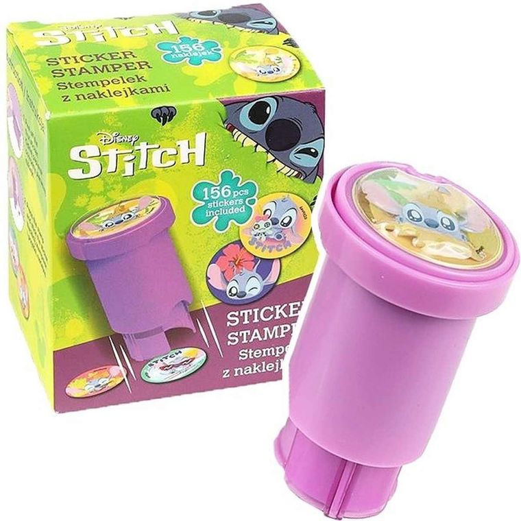 CoolPack, Lilo i Stitch, stempel z naklejkami, 156 naklejek, 1 szt.
