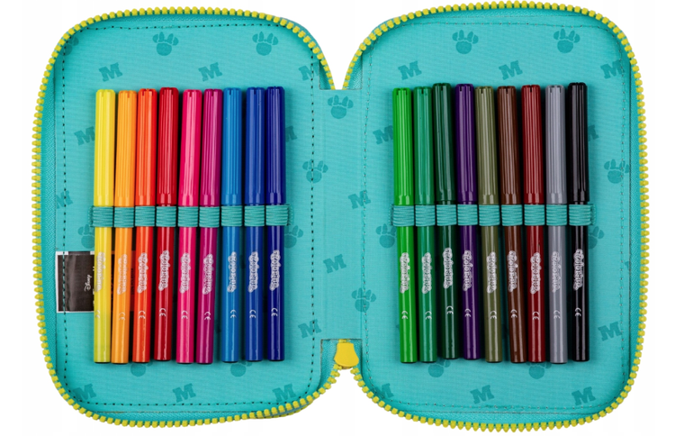 CoolPack, Myszka Minnie, Jumper 3, piórnik rozkładany, potrójny, z wyposażeniem, Disney Core