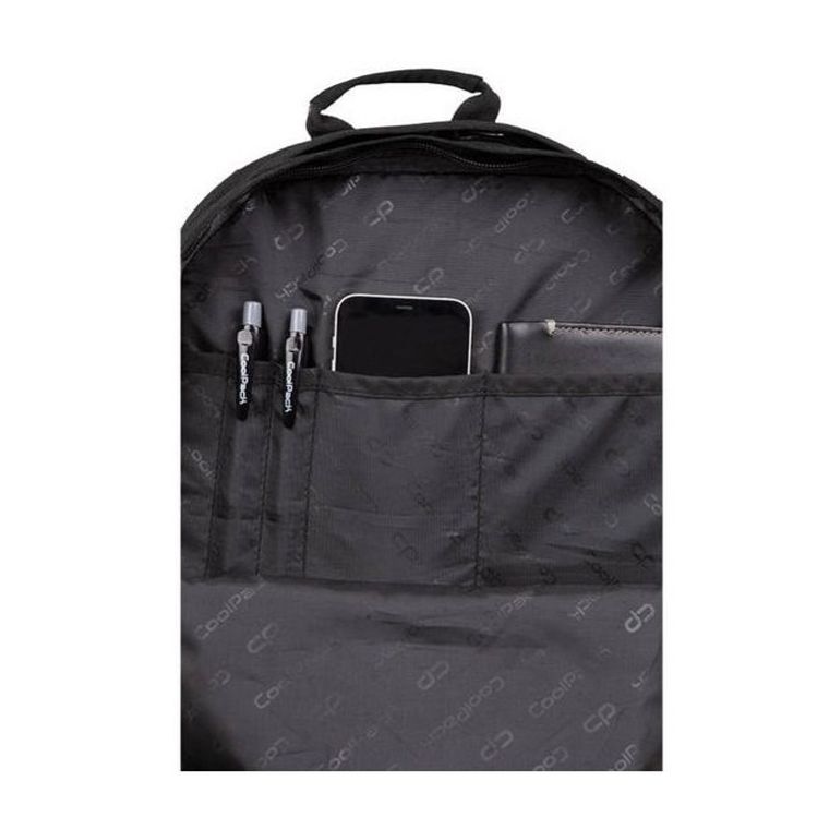 CoolPack, Scout, plecak szkolny, 2-komorowy, Snow Black