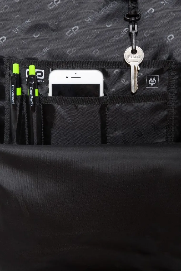 CoolPack, Soul, plecak szkolny, 3-komorowy, Snow Grey