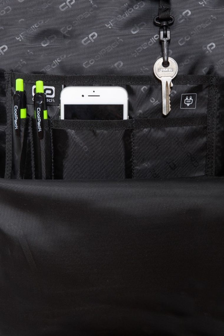 CoolPack, Soul, plecak szkolny, 3-komorowy, Snow Olive Green