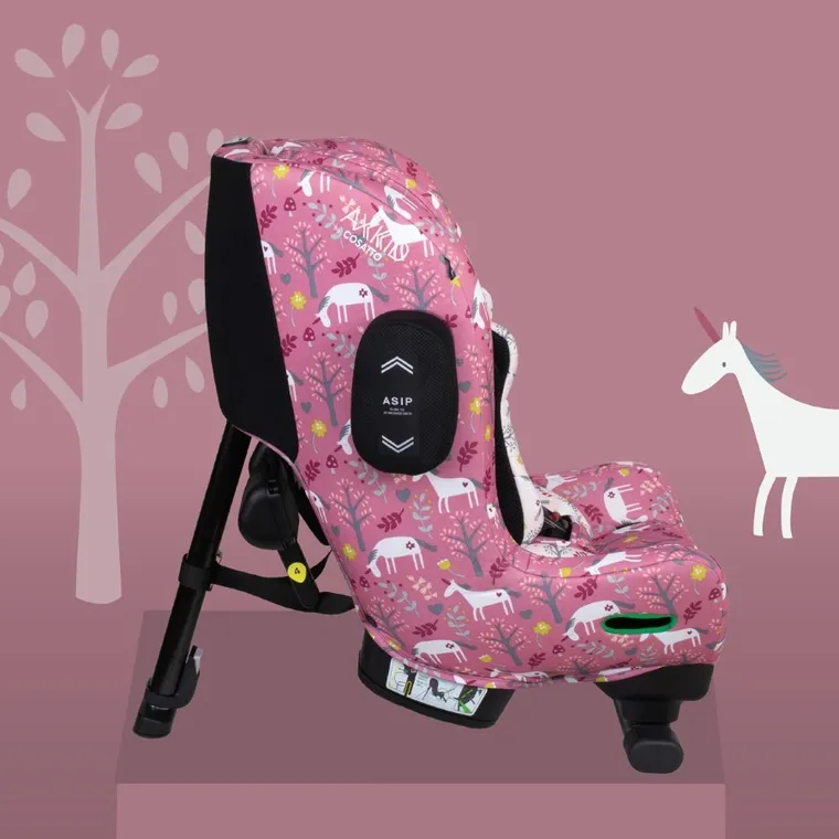 Cosatto, Axkid Minikid 4, fotelik samochodowy, unicorn garden, 61-125 cm