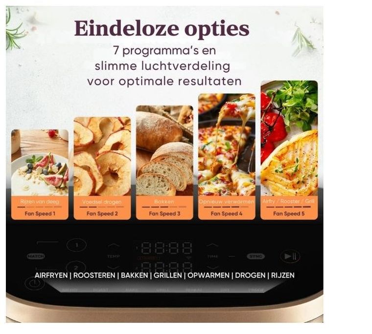 Cosori, frytownica, czarna, 10,8l