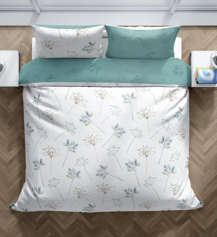 Cottage Home, Dmuchawce, 2-częściowy komplet pościeli bawełnianej, 140-200 cm