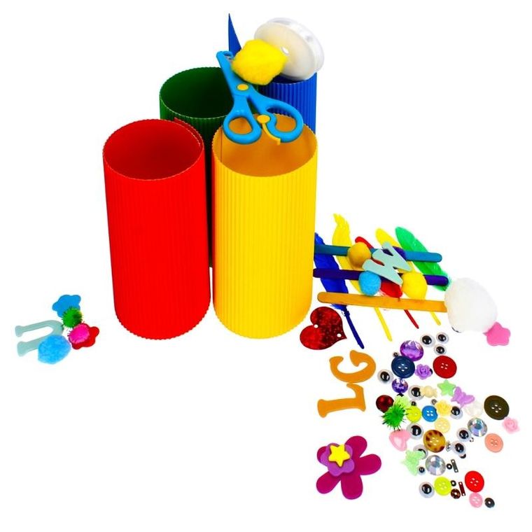 Craft With Fun, Zestaw Kreatywny, 500 elementów