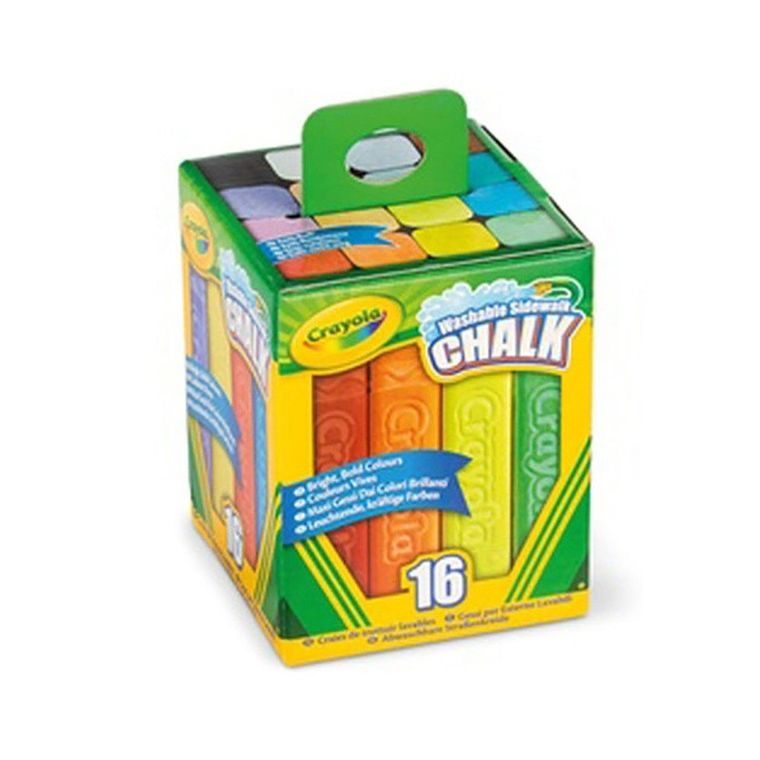 Crayola, kreda chodnikowa, kolorowa, 16 szt.
