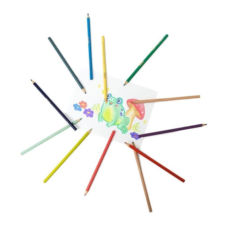 Crayola, kredki ołówkowe, pastelowe, 12 szt.