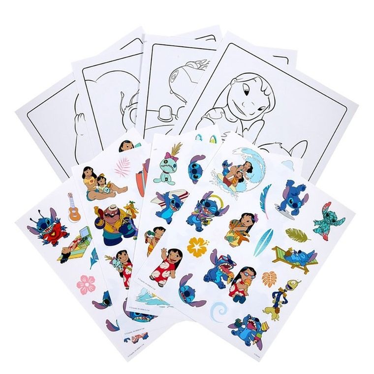 Crayola, Lilo i Stitch, kolorowanka z naklejkami