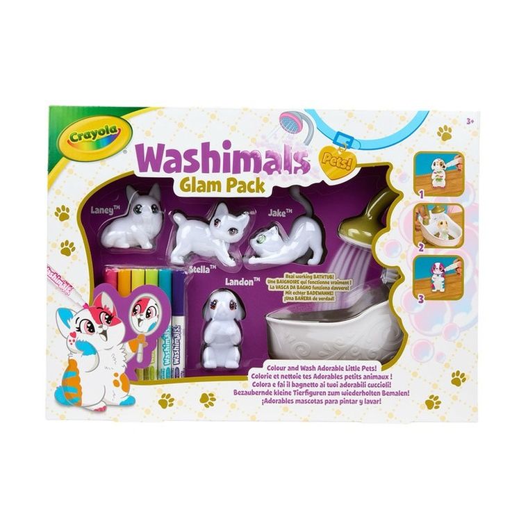 Crayola, Washimals, zestaw z wanną