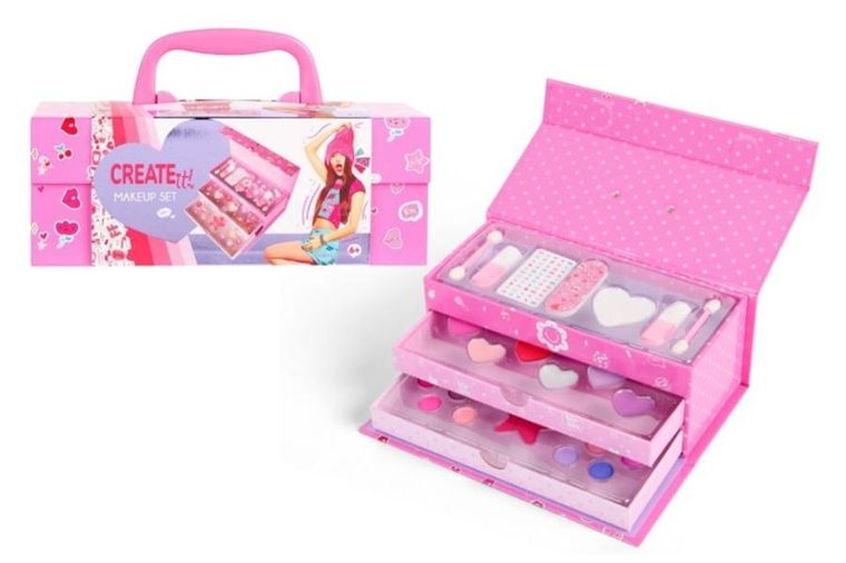 Create It! Kuferek, zestaw do makijażu