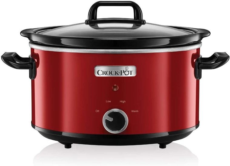 Crock-Pot, wolnowar, Scv400rd-050 3.5l, czerwony