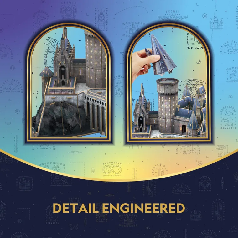 Cubic Fun, Harry Potter Zamek Hogwart, puzzle 3D, 197 elementów