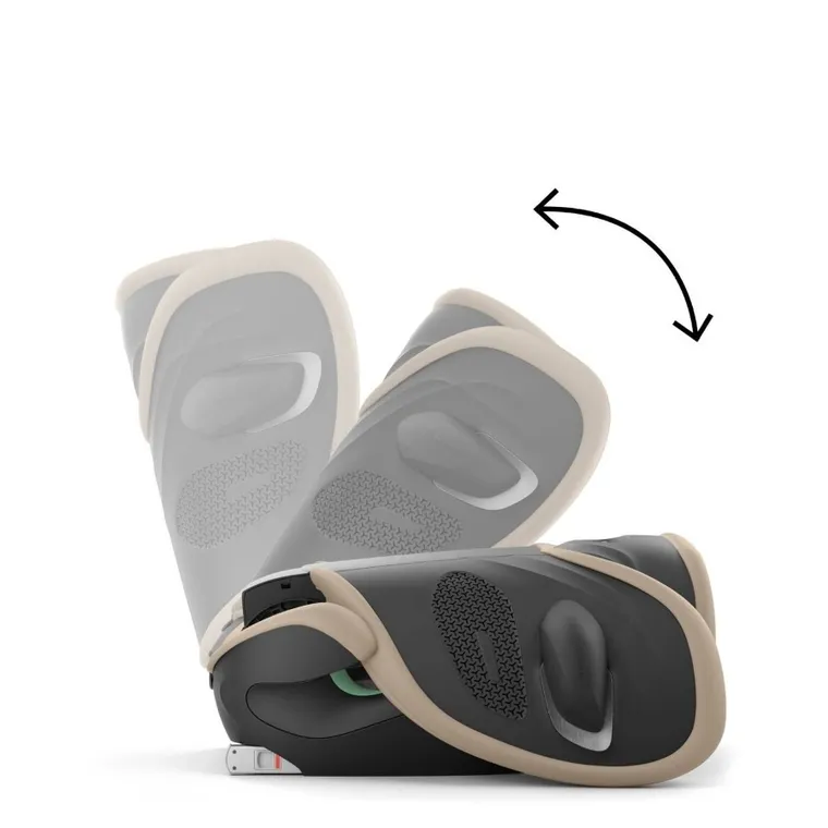 Cybex, Solution G2 Plus, I-Fix, fotelik samochodowy, Almond Beige, 100-150 cm