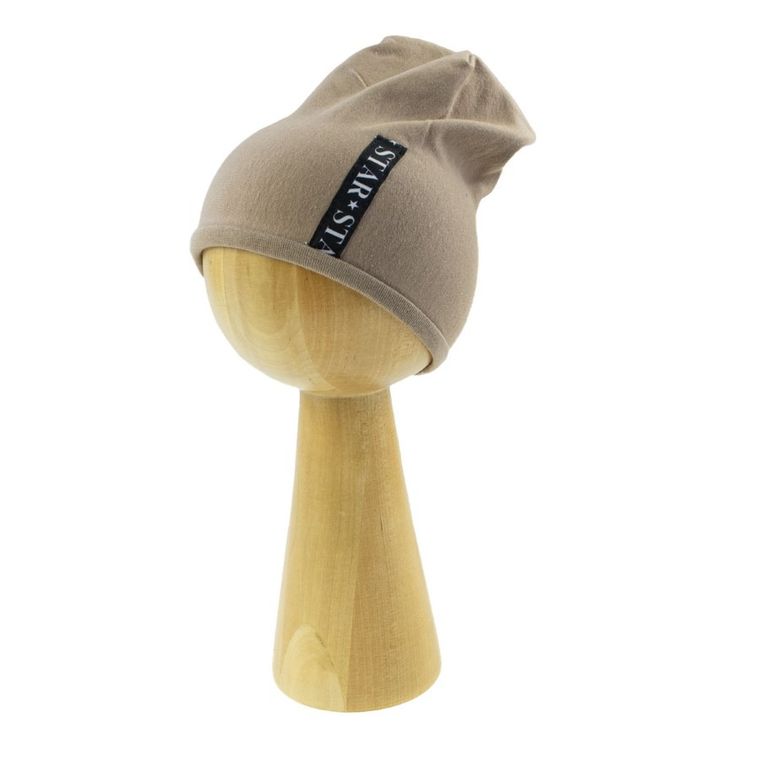 Czapka chłopięca, beżowa, Nicol