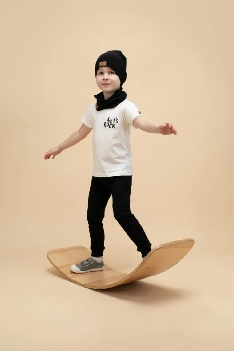 Czapka chłopięca, czarna, Pinokio