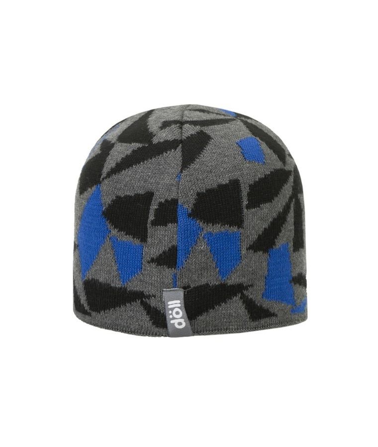 Czapka chłopięca, dwustronna, szara, Döll