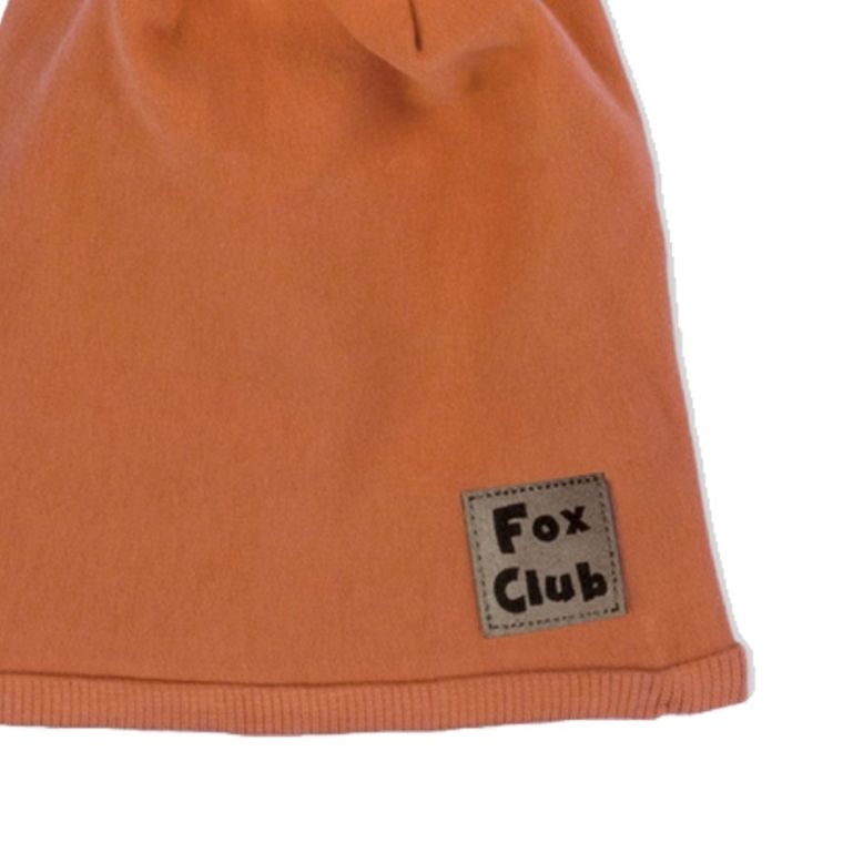 Czapka chłopięca, pomarańczowa, Fox Club, Nicol