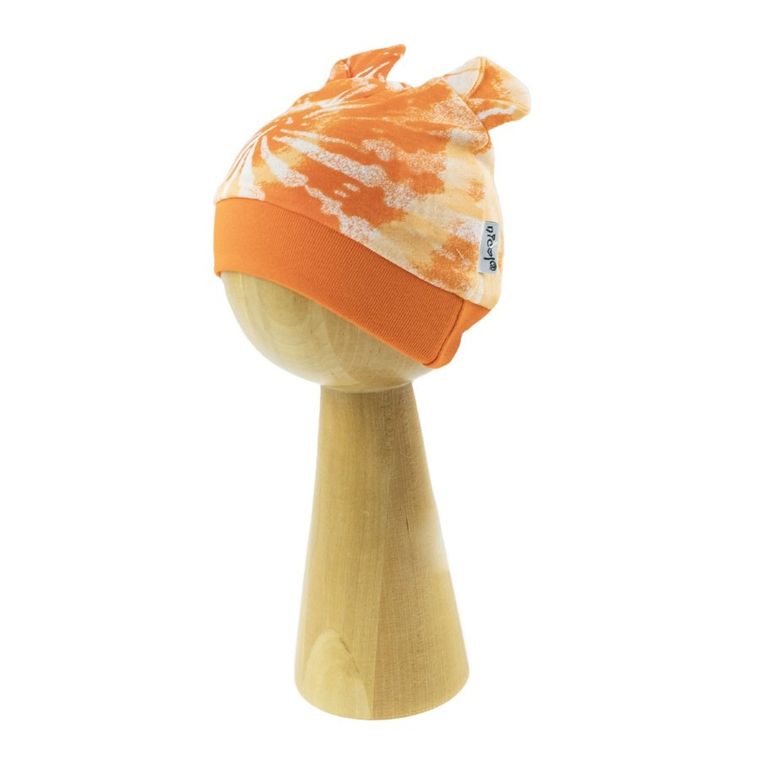 Czapka chłopięca, pomarańczowa, Nicol