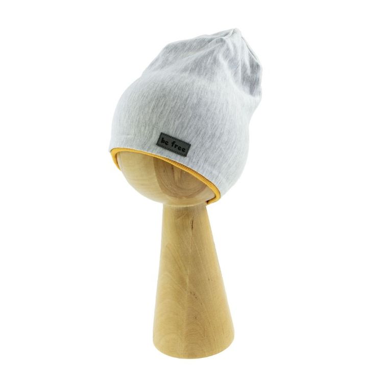 Czapka chłopięca, szara, Nicol