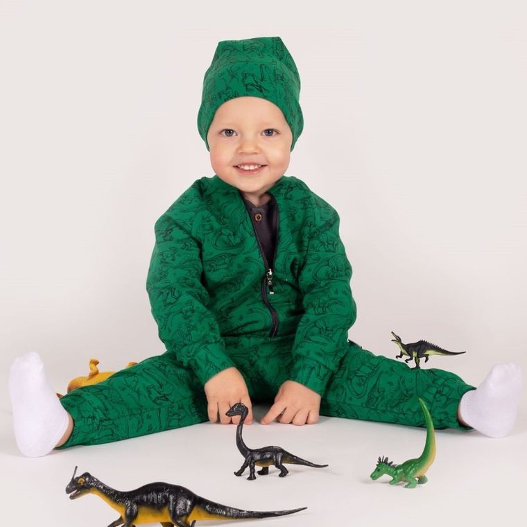 Czapka chłopięca, zielona, Nicol