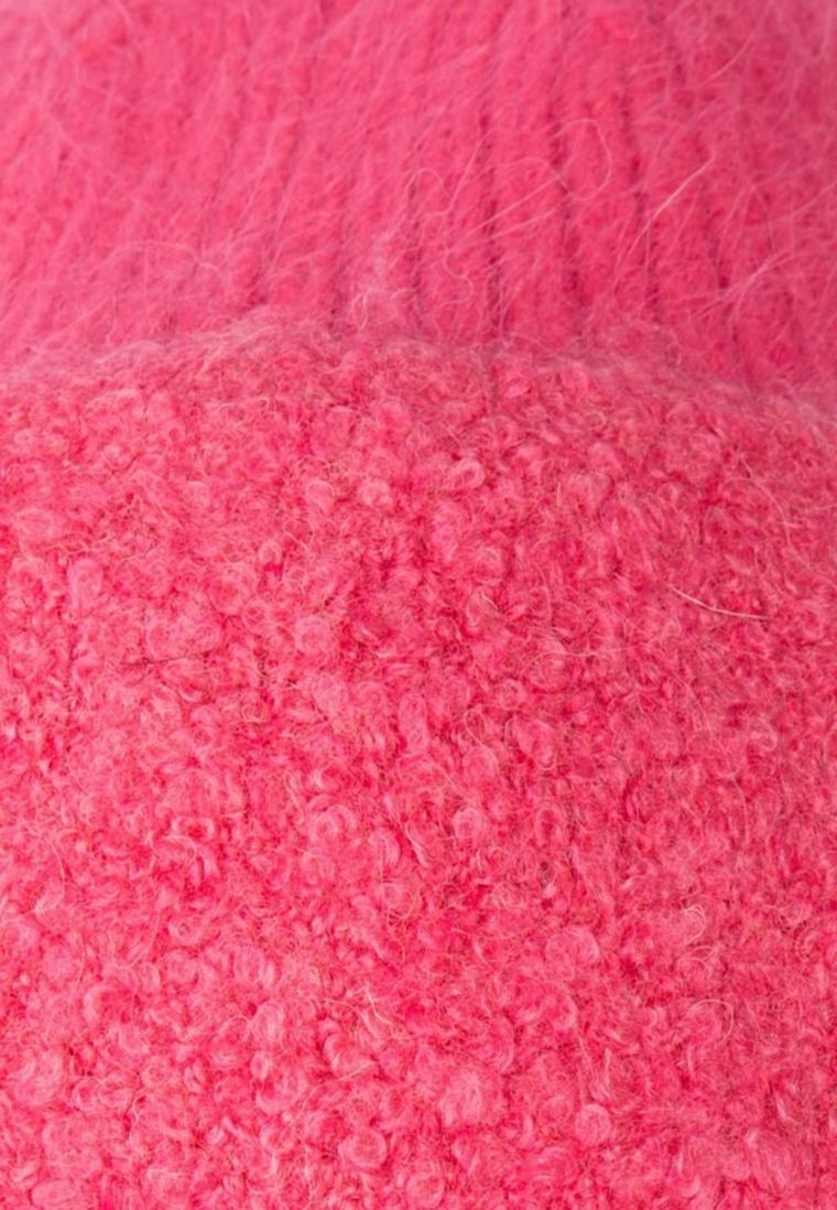 Czapka damska, różowa, Ambra