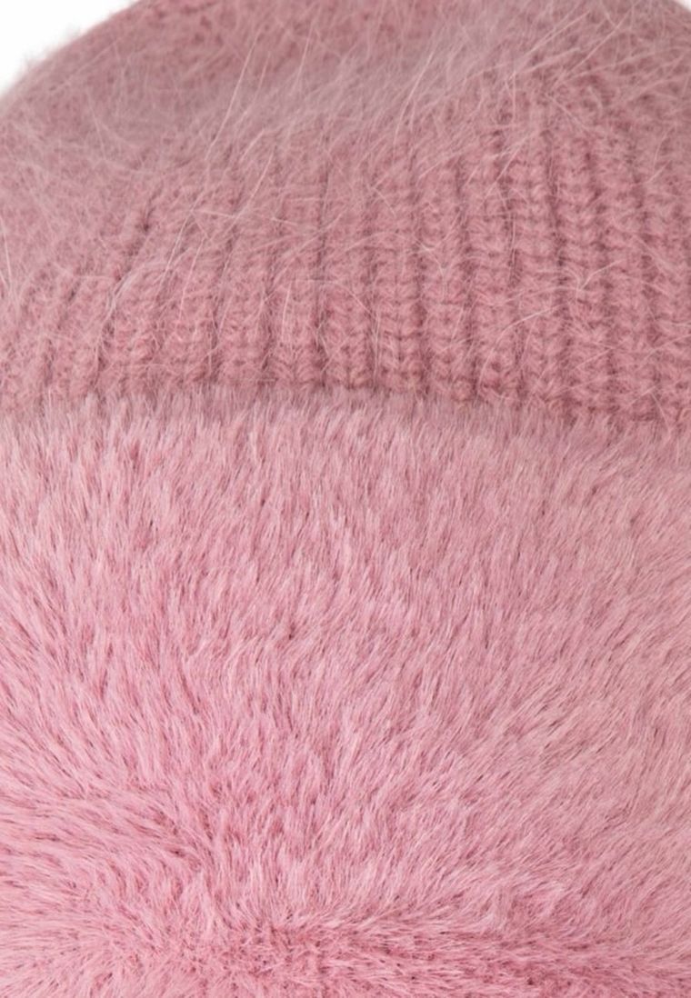 Czapka damska, różowa, Ambra