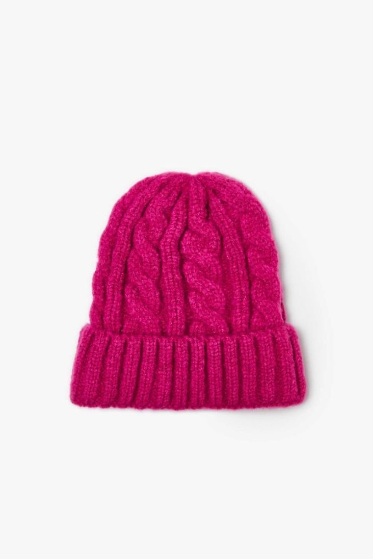 Czapka damska, różowa, Moodo