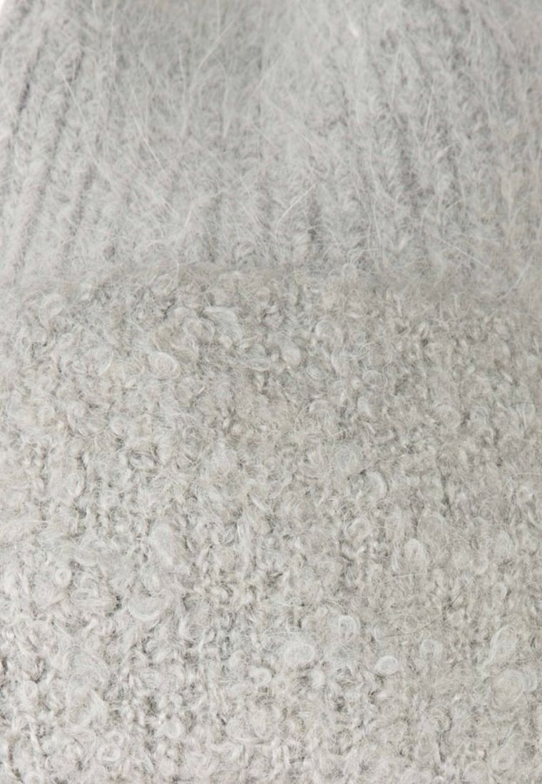 Czapka damska, szara, Ambra