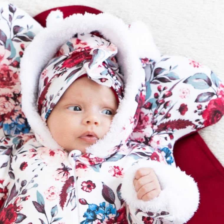 Czapka dziewczęca, biała, Nicol