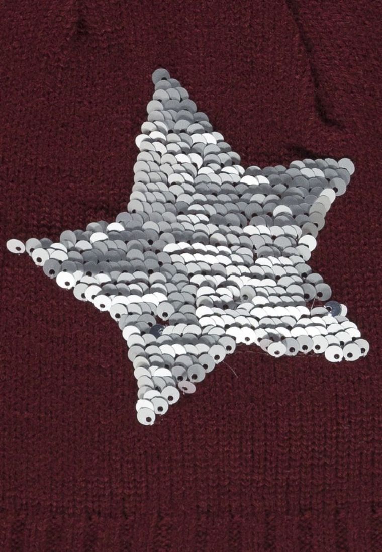 Czapka dziewczęca, bordowa, Tom Tailor