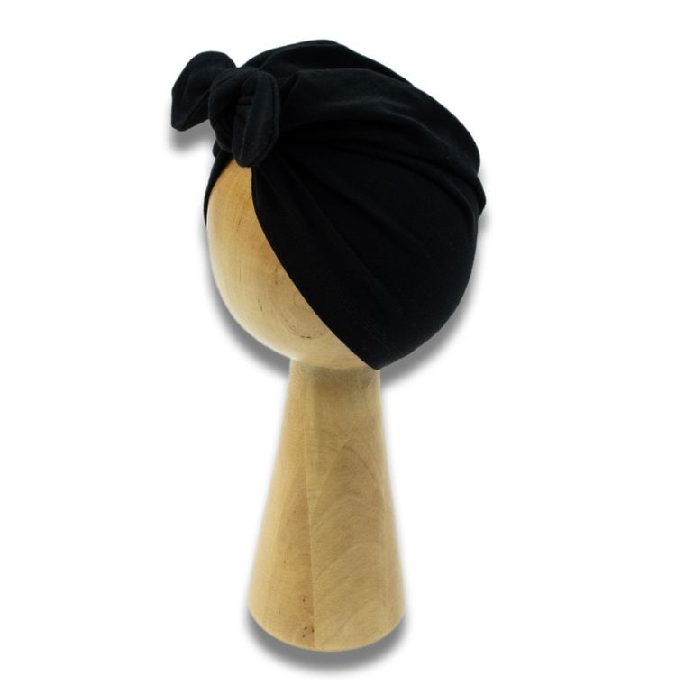 Czapka dziewczęca, czarna, Nicol