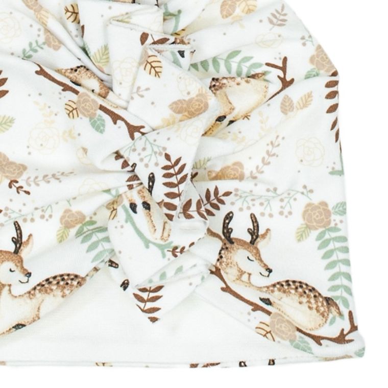 Czapka dziewczęca, ecru, Nicol