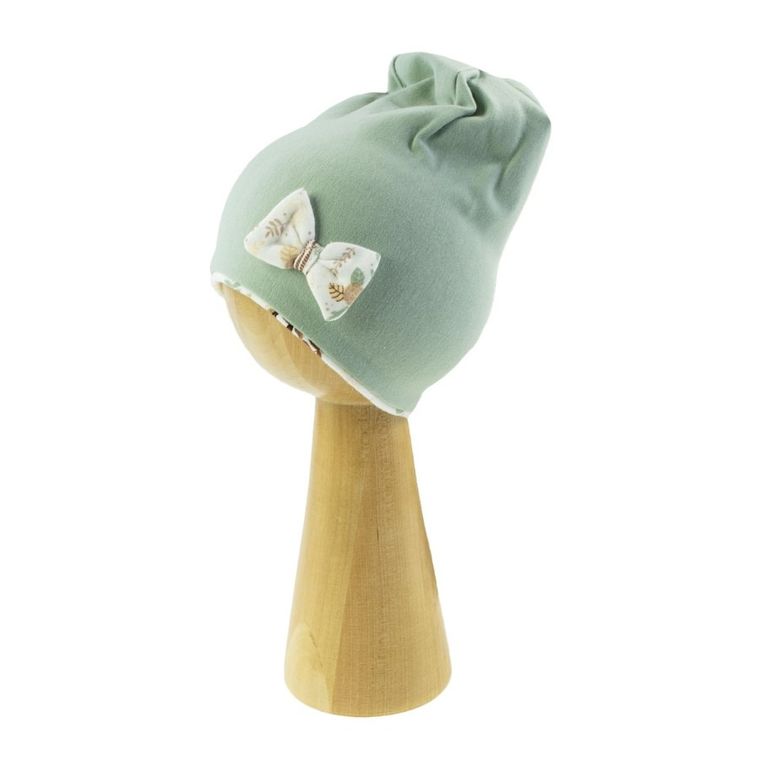 Czapka dziewczęca, jasnozielona, Nicol